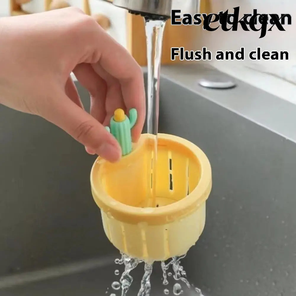 Cactus Sink Drain Strainer Press Automatic Dumping Basket - Electric Kettle