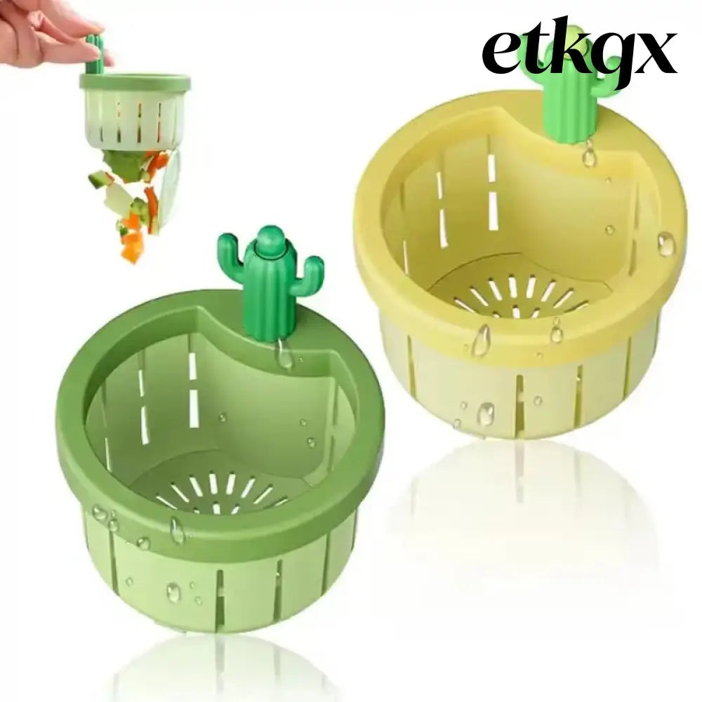 Cactus Sink Drain Strainer Press Automatic Dumping Basket - Electric Kettle