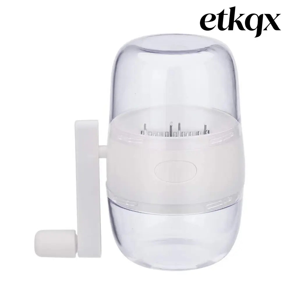 Multifunctional Nut Grinder Peanut Crusher | Manual Food Processor - White - Food Processor