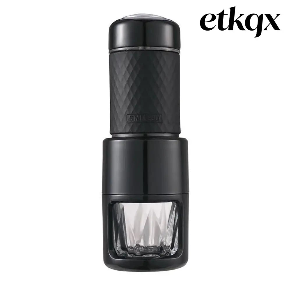 Portable Manual Espresso Coffee Machine - black - Food Processor
