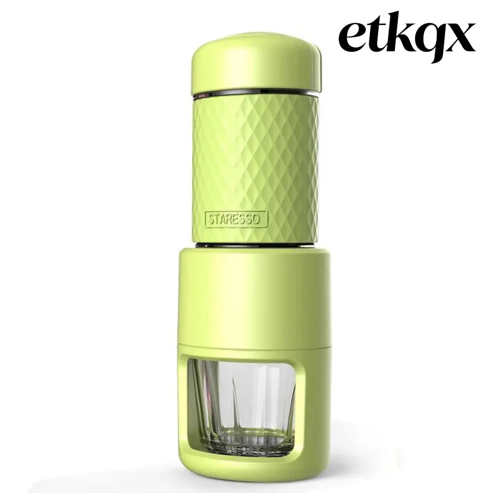 Portable Manual Espresso Coffee Machine - green - Food Processor