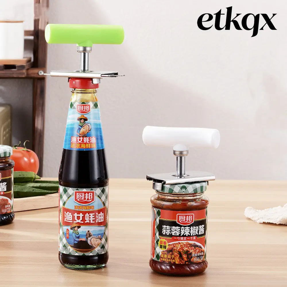 Stainless Steel Adjustable Jar Opener for Lids & Bottles - Jar Opener
