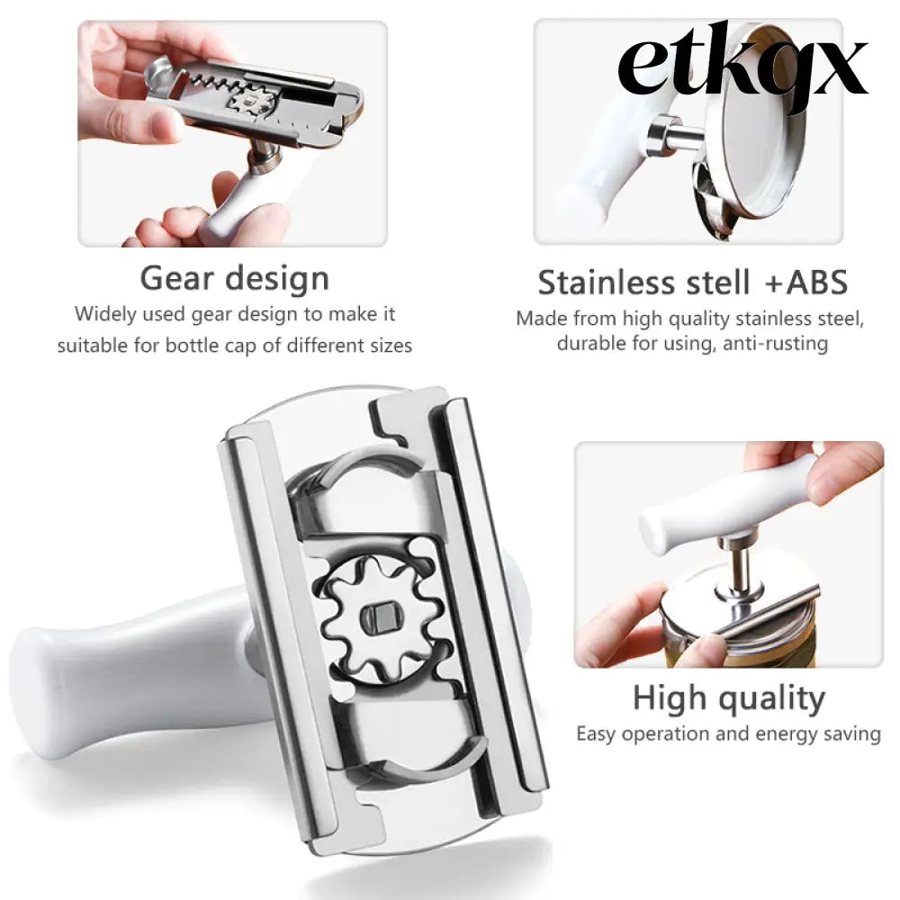 Stainless Steel Adjustable Jar Opener for Lids & Bottles - Jar Opener